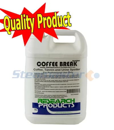 Coffee Break 5L stain remover bottle for carpet cleaning