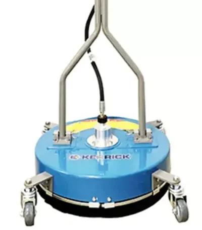 KERRICK KSC 18/W 470mm surface cleaner with wheels for high-pressure cleaning of tiles, paving, and warehouse floors.