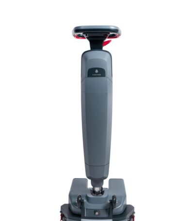 Gray "Artist 1" walk-behind floor scrubber-dryer machine for commercial cleaning.