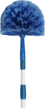 EDCO Cobweb Brush with soft bristles and telescopic handle for ceiling and high area cleaning