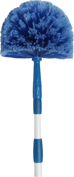 EDCO Cobweb Brush with soft bristles and telescopic handle for ceiling and high area cleaning