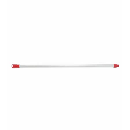 EDCO Aluminum Handle 1.5M Red with ergonomic grip and nylon Enduro tips, perfect for heavy-duty cleaning tasks.