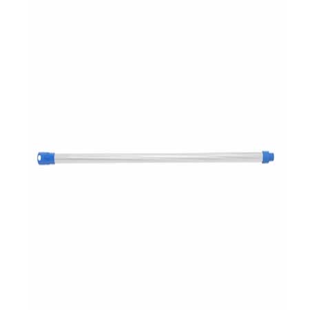 Aluminum Mop Handle 1.5M Blue – Durable, ergonomic commercial cleaning tool with nylon Enduro tips.