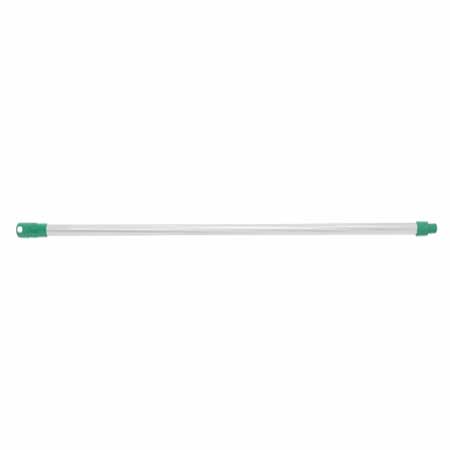 Aluminum Mop Handle 1.5M Green – Durable and ergonomic cleaning tool for commercial use with nylon Enduro tips.