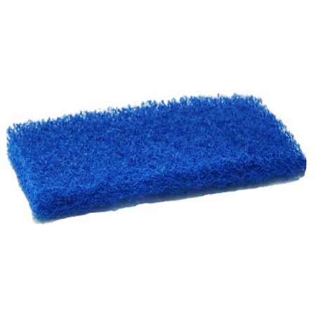 Glomesh Glitterpad Blue 250x115mm for medium-duty scrubbing.