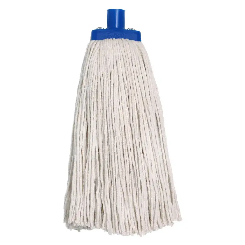 Cotton mop head 600G white contractor for commercial cleaning