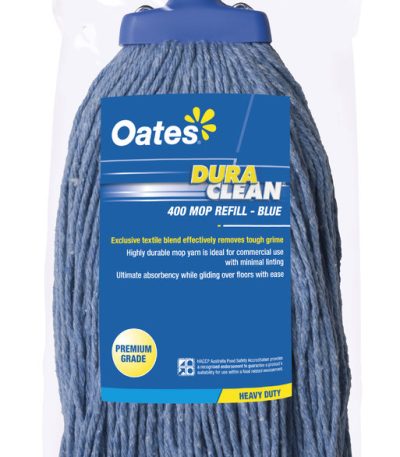 Blue Duraclean Mop Head 400g for Efficient Floor Cleaning