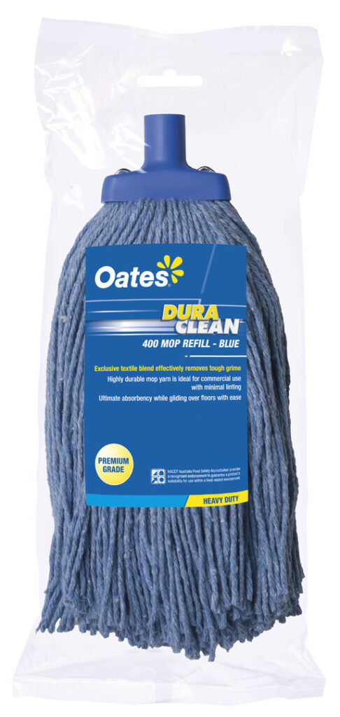 Blue Duraclean Mop Head 400g for Efficient Floor Cleaning