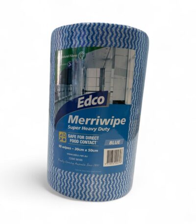 Merriwipes Blue microfiber cleaning cloth roll