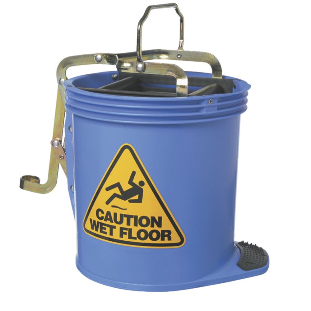 Mop Bucket 16L Blue for Efficient Cleaning