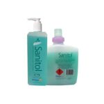 Sanitol Jade 500ml Pump Hand Sanitiser with 70% Ethanol and Macadamia Oil