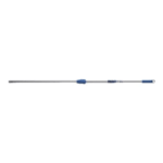 Aluminum Mop Handle 1.5M Blue Oates with ergonomic grip and hanging loop