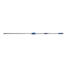 Aluminum Mop Handle 1.5M Blue Oates with ergonomic grip and hanging loop