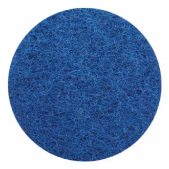 Glomesh Blue 400mm floor pad for lighter scrubbing and wet cleaning