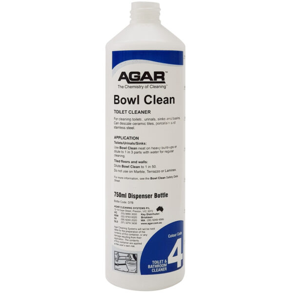 Agar Bowl Clean Squeegee Bottle 750ml No Cap