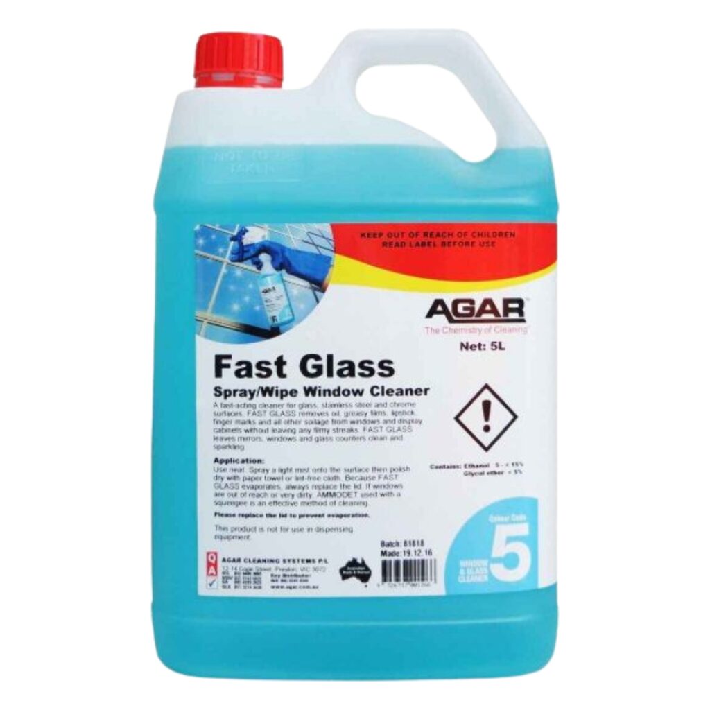 Agar Fast Glass Cleaner 5LT