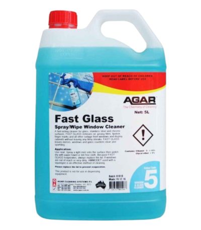 Agar Fast Glass Cleaner 5LT