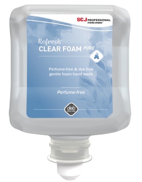 Deb Refresh Clear FOAM Perfume-Free & Dye-Free Gentle Hand Wash