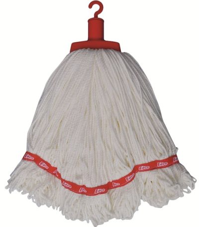 ROUND MOP HEAD RED MICROFIBRE EDCO