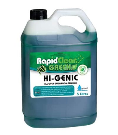 Rapid Hi-Genic 5L All Over Bathroom Cleaner for tough bathroom stains and grime