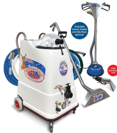 Carpet Steam Cleaner Steamvac HP Auto with Stainless Steel Tools and Hoses