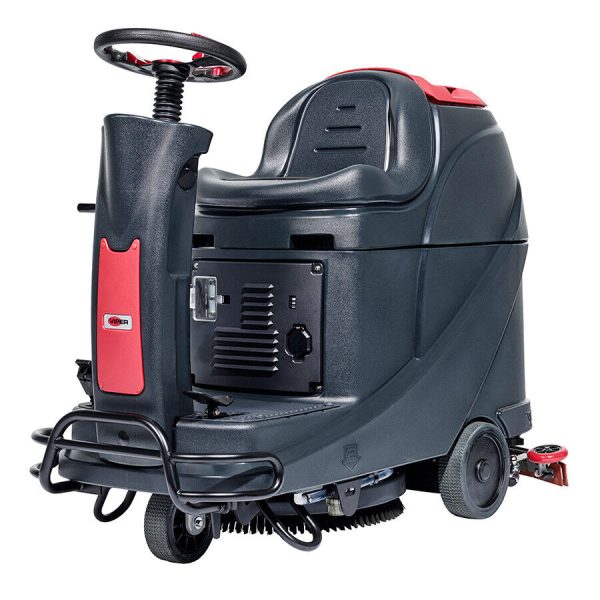 Viper AS530R, a compact ride-on scrubber dryer