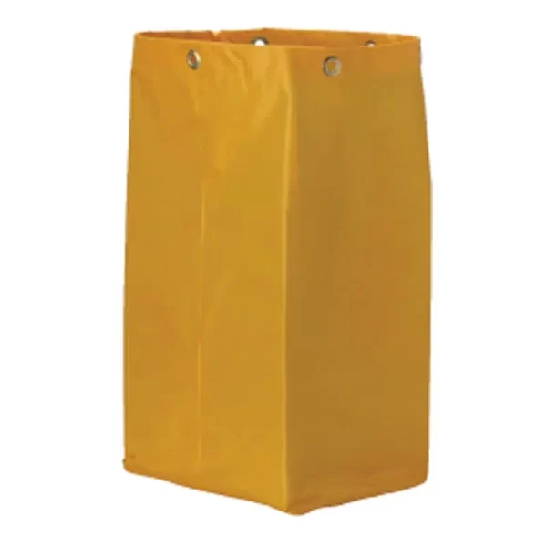 EDCO Janitor Cart Yellow Bag for Rubbish and Linen Collection