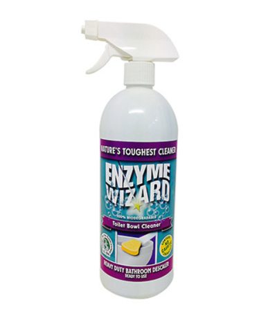 Enzyme Bathroom/Toilet Cleaner 1L Spray RTU with organic formula for removing lime and scale deposits