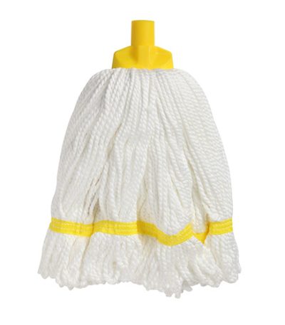 ROUND MOP HEAD YELLOW MICROFIBRE EDCO