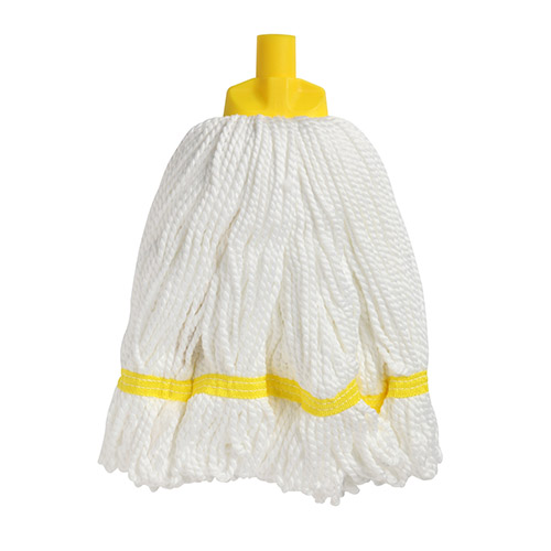 ROUND MOP HEAD YELLOW MICROFIBRE EDCO