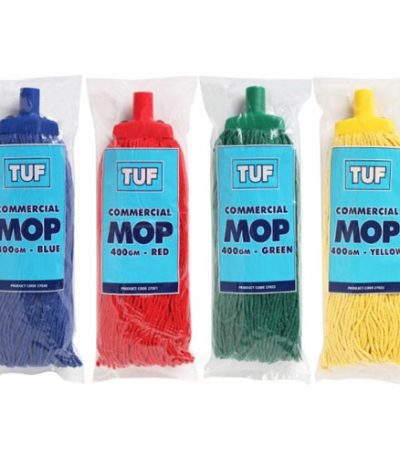 MOP HEAD 400GM TUF COMMERCIAL GRADE