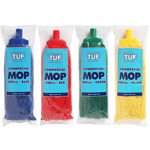 MOP HEAD 400GM TUF COMMERCIAL GRADE