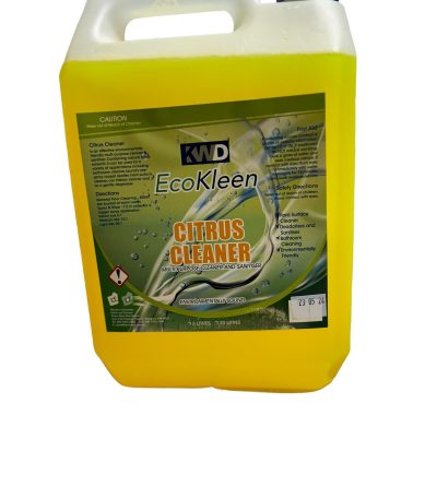 EcoKleen Citrus Cleaner 5L multi-purpose cleaner with natural citrus solvents for effective cleaning and sanitising