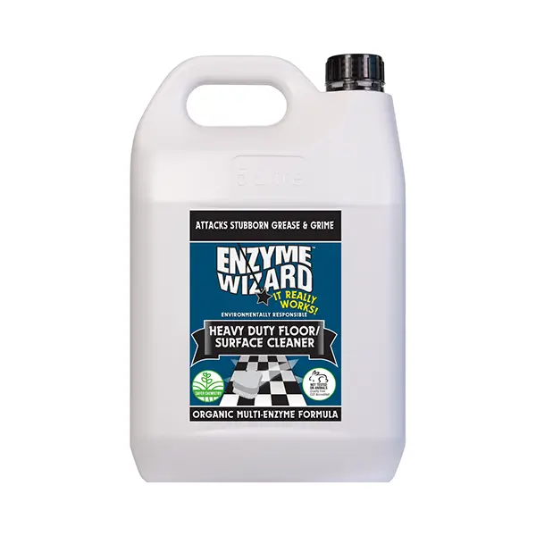 Enzyme Heavy Duty Floor/Surface Cleaner 5L for removing oil and grease from concrete and industrial surfaces