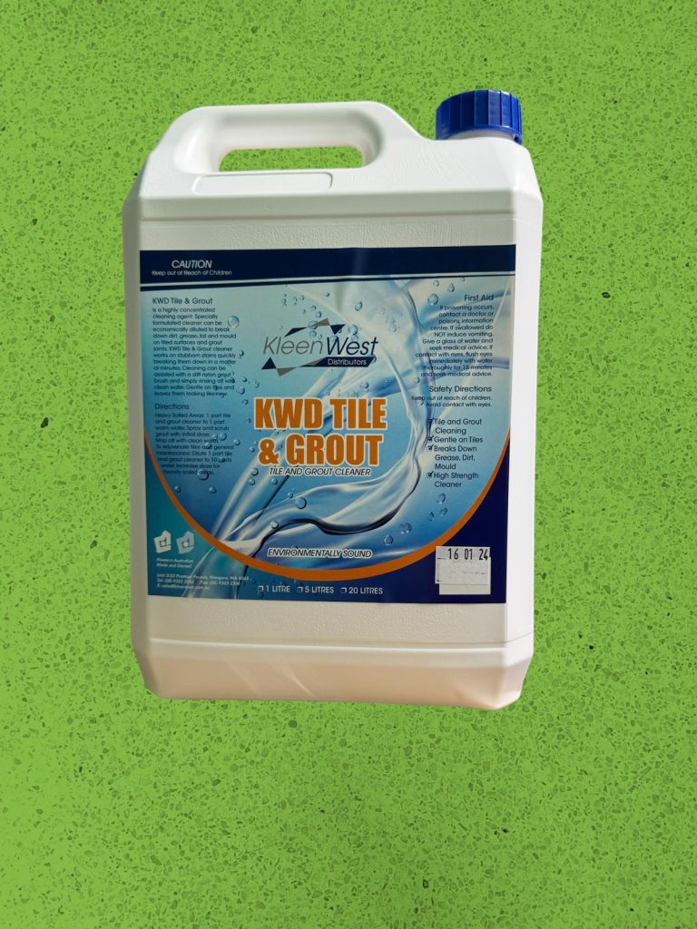 KWD Tile & Grout 5L cleaner for effective mould and grime removal from tiles and grout