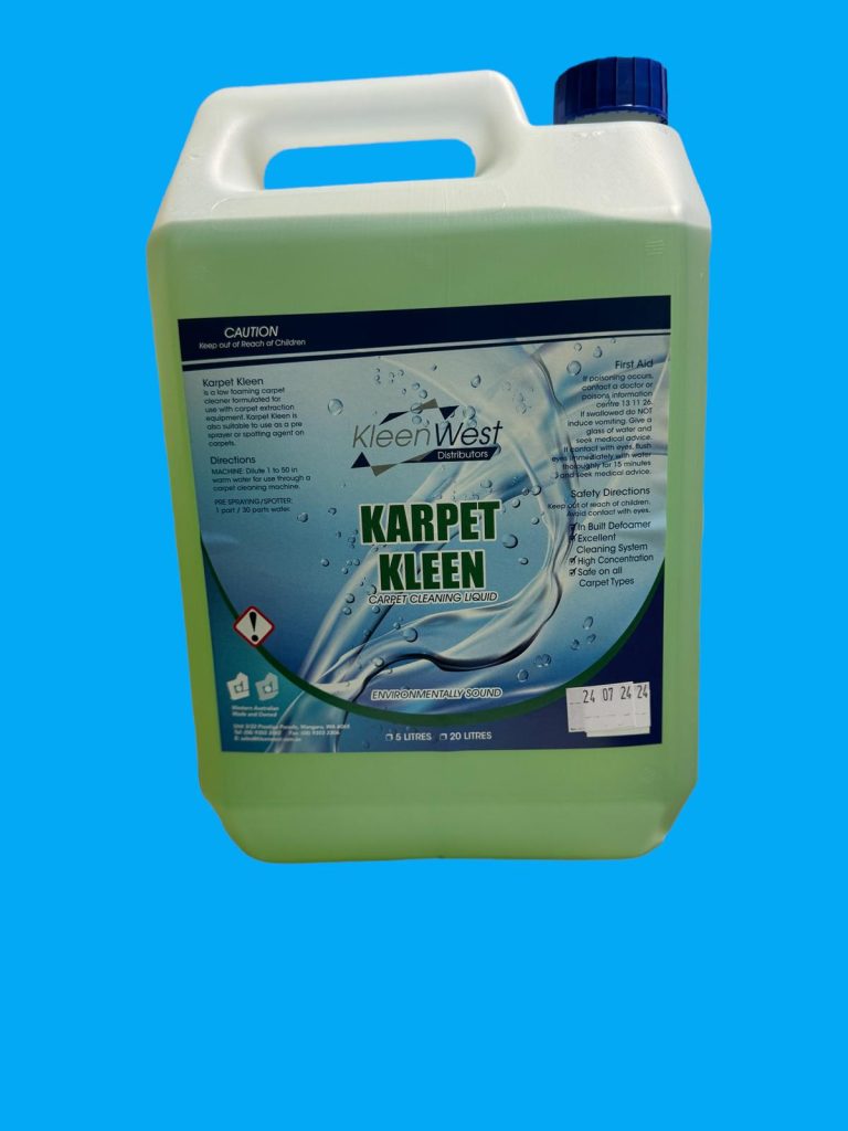 Karpet Kleen 5L Carpet Cleaner for household and vehicle carpet cleaning with fresh fragrance