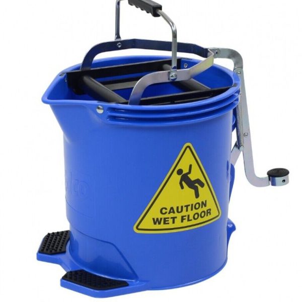 Edco 15L Blue Mop Bucket with Wringer