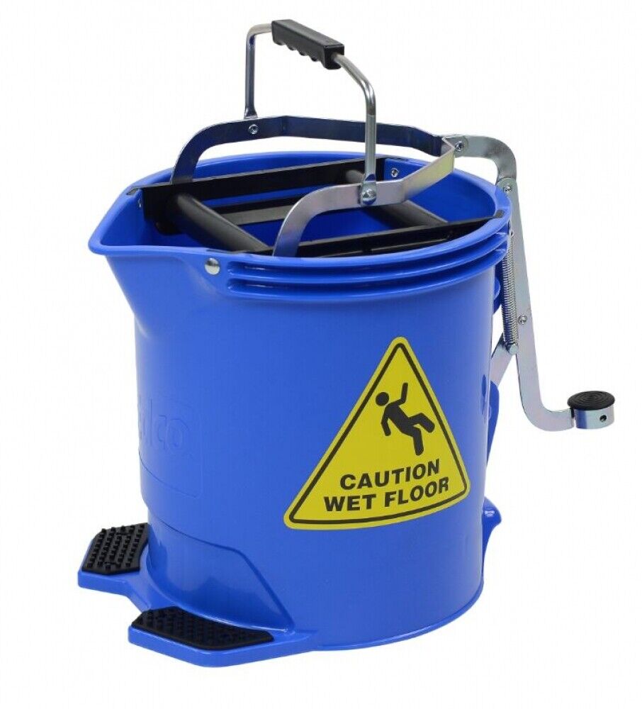 Edco 15L Blue Mop Bucket with Wringer