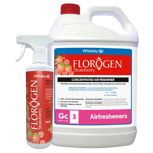 Florogen Strawberry 5L Deodorizer for Odour Control and Bacteria Elimination