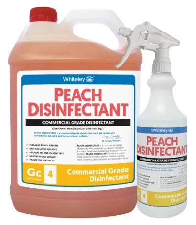 Peach Disinfectant 5L for Safe and Effective Surface Cleaning