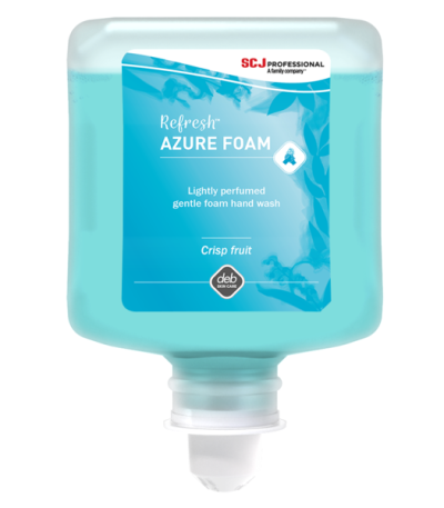 Refresh AZURE FOAM is an eco-friendly, dermatologist-tested hand wash with a crisp fruit fragrance. It effectively cleans over 99% of dirt and germs while moisturizing the skin with glycerin. Certified by Good Environmental Choice Australia, it’s biodegradable, economical, and reduces water usage, offering a smooth, pleasant wash every time.