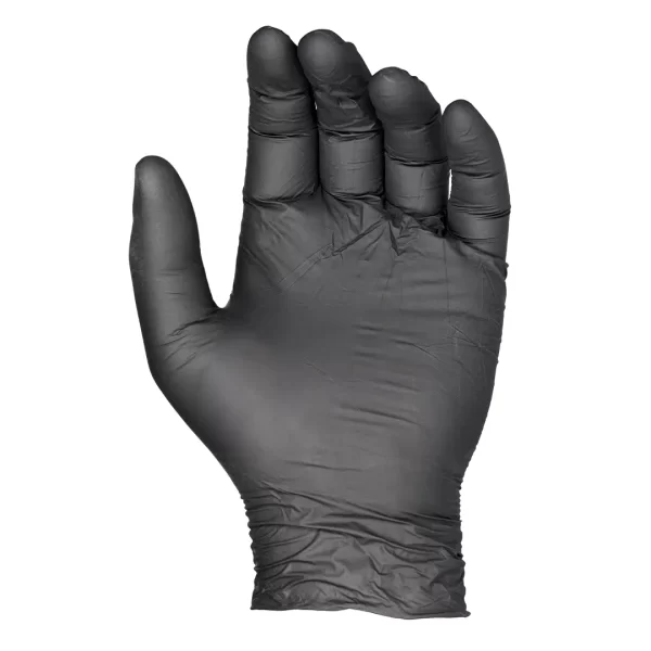 Black Duo PF Gloves - Vinyl and Nitrile blend for strength