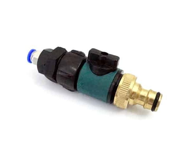 Pole Hose Valve to 8mm Push Fit Connector for Water Flow Control