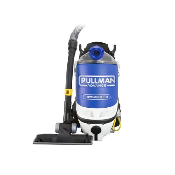 Pullman Commander 900 Backpack Vacuum with HEPA filtration and blower port