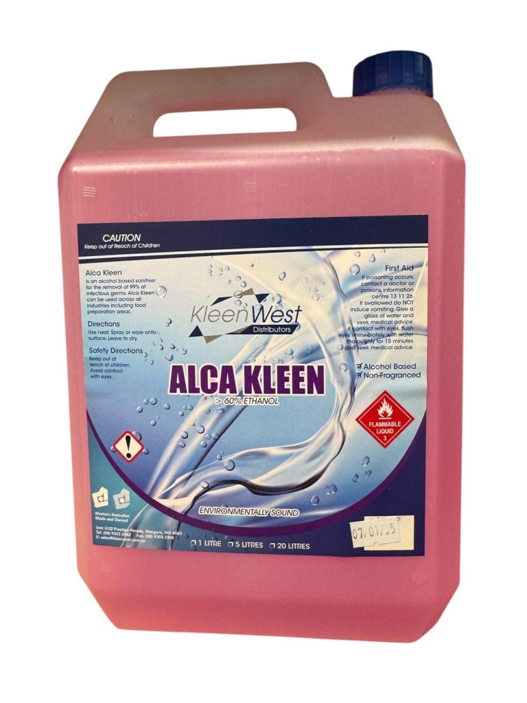 Alca Kleen 5L Alcohol-Based Sanitiser for Germ Removal