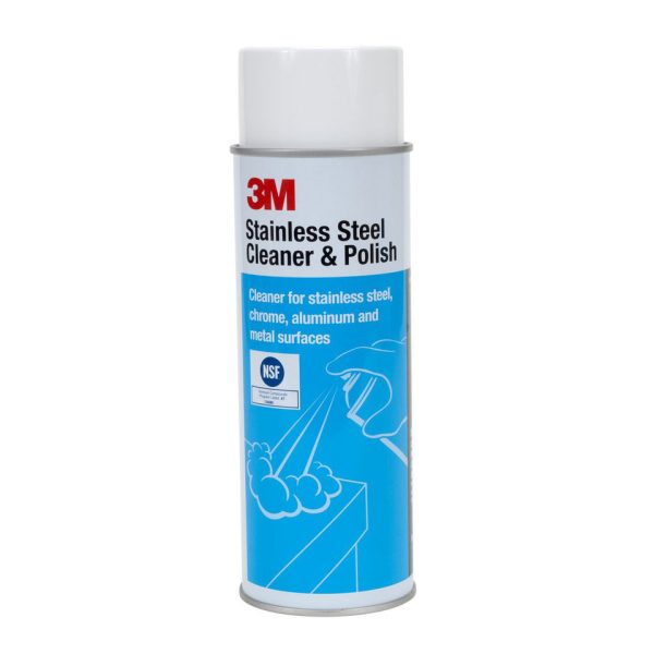 3M Stainless Steel Cleaner and Polish 600g can with citrus scent