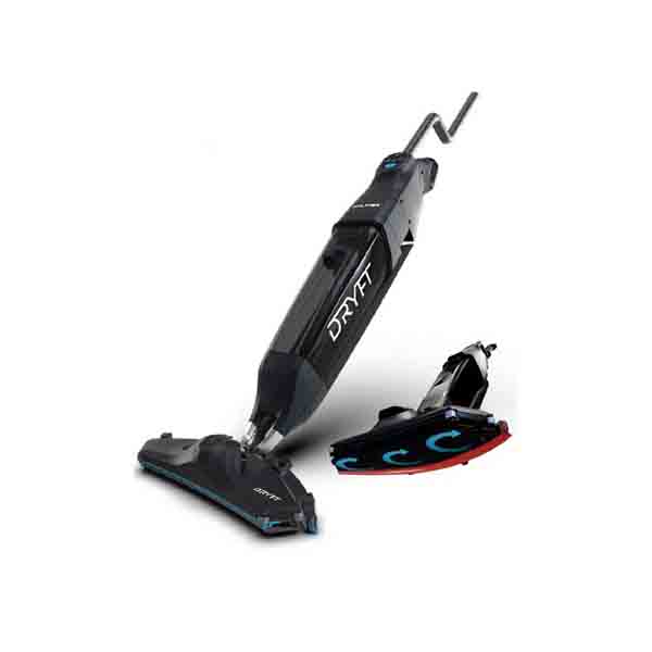 Compact Nilfisk Dryft Instant Scrubber Dryer with low-profile head and ergonomic design