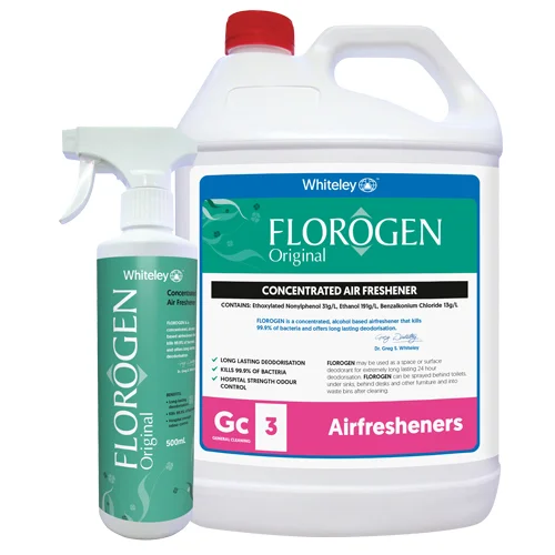 Florogen Original 5L alcohol-based air freshener for long-lasting odour control and hygiene