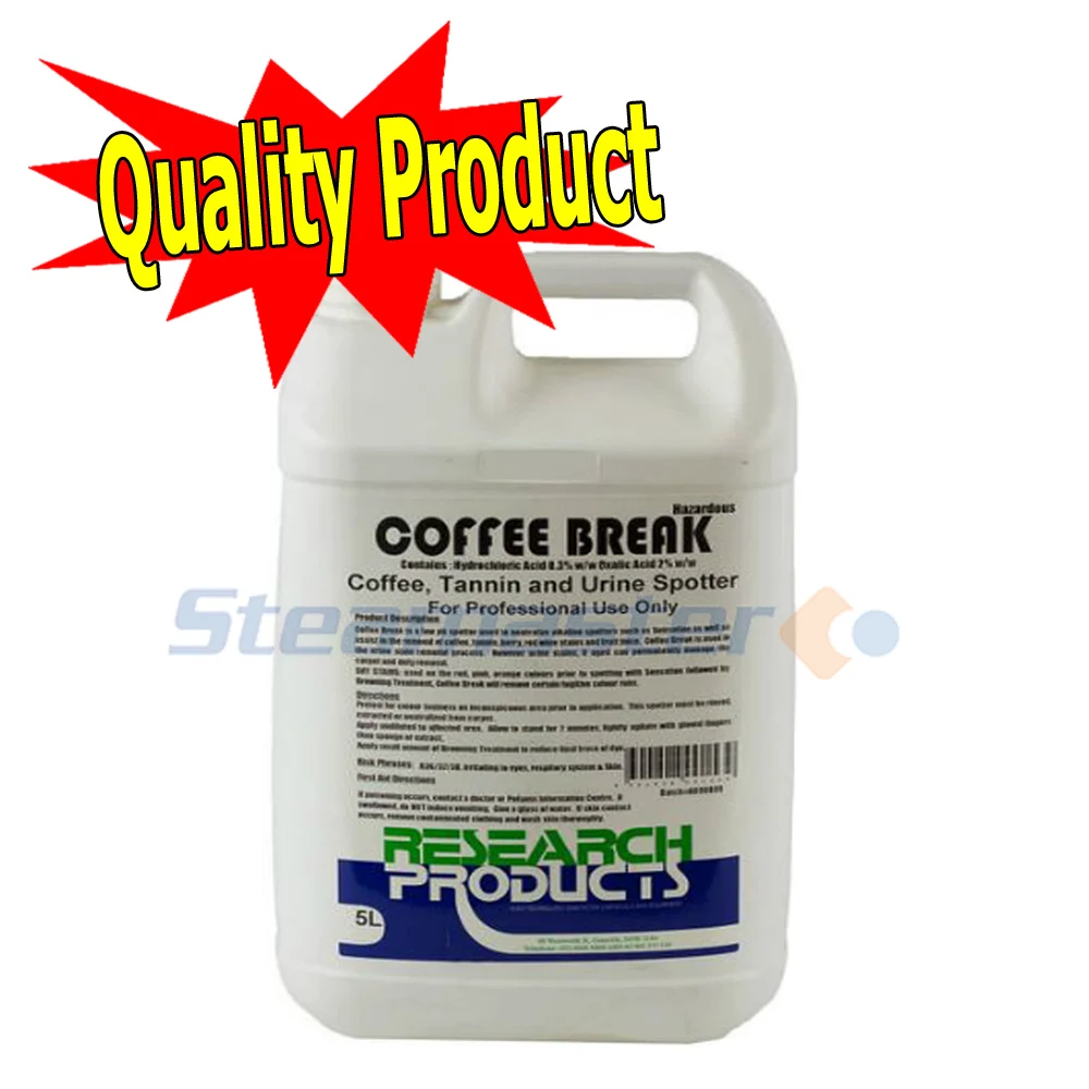 Coffee Break 5L stain remover bottle for carpet cleaning