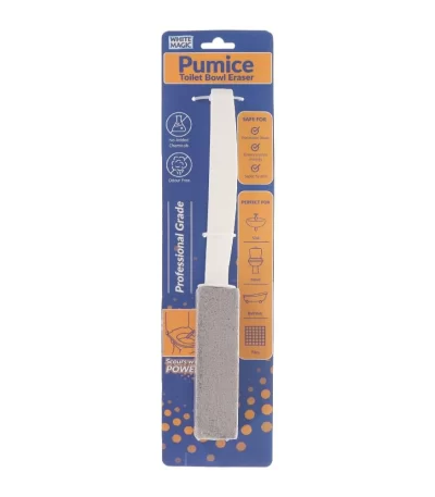 Pumice Toilet Bowl Cleaner White Magic for Rust and Stain Removal